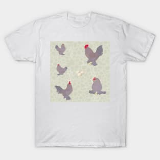 Porcelain Belgian D'Uccle Pattern Cream T-Shirt